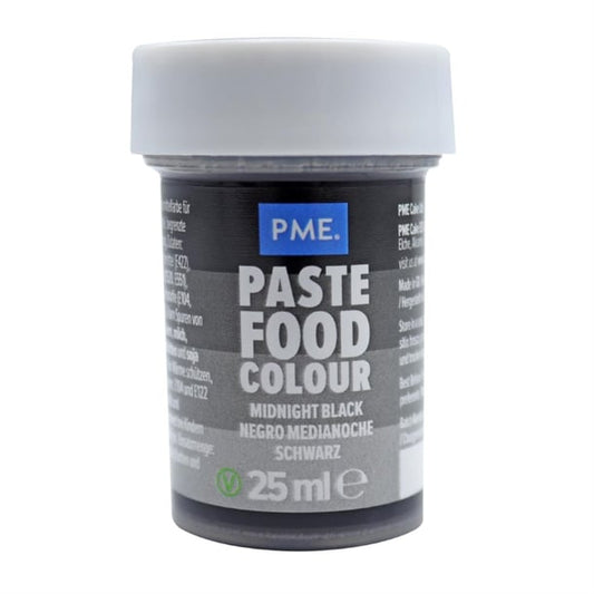 PME Concentrated Paste Food Colour - Midnight Black 25g hu315