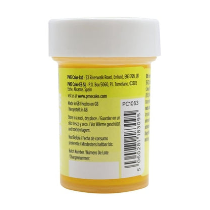 PME Concentrated Paste Food Colour - Sunny Yellow 25g hu318