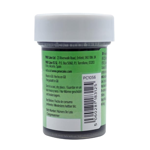 PME Concentrated Paste Food Colour - Pea Green 25g hu319
