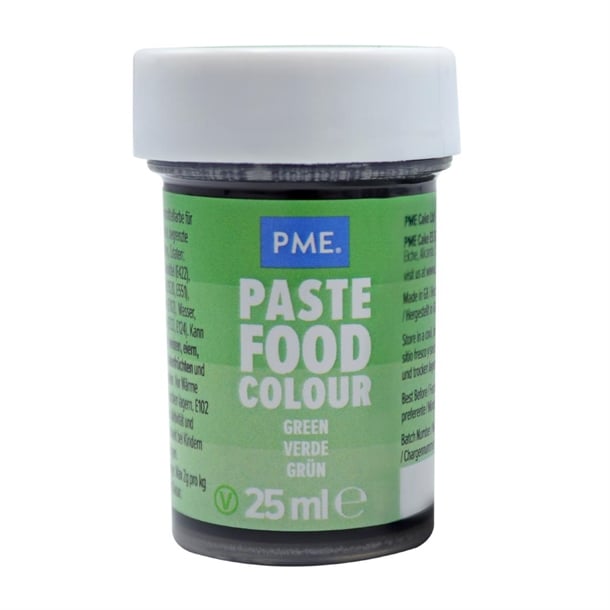 PME Concentrated Paste Food Colour - Pea Green 25g hu319