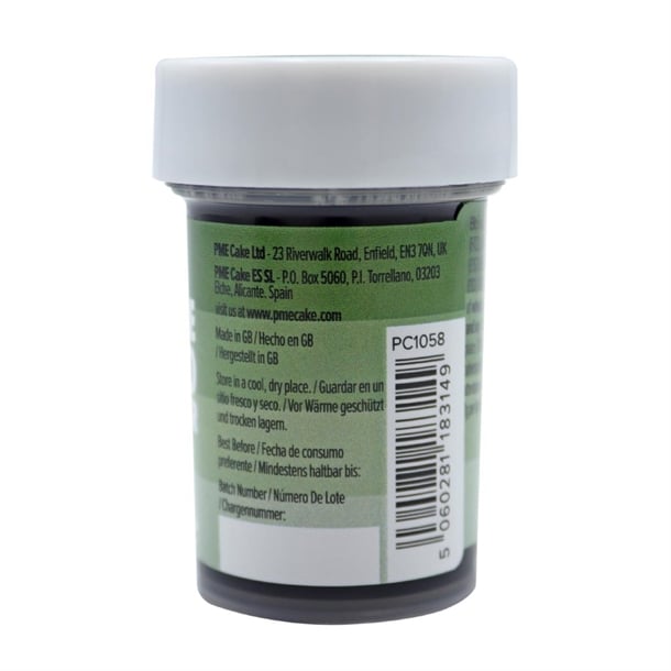 PME Concentrated Paste Food Colour - Sage Green 25g hu322