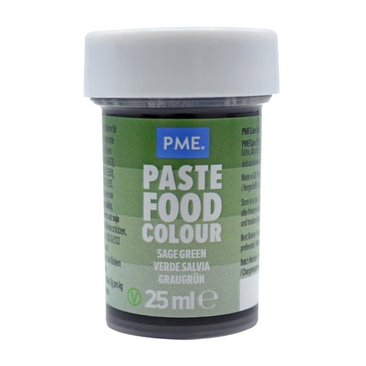 PME Concentrated Paste Food Colour - Sage Green 25g hu322