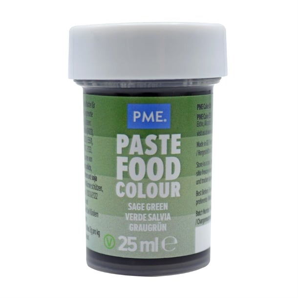 PME Concentrated Paste Food Colour - Sage Green 25g hu322
