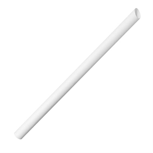 Fiesta Compostable Bubble Tea Straw White 12x210mm (150 Pack) hu369