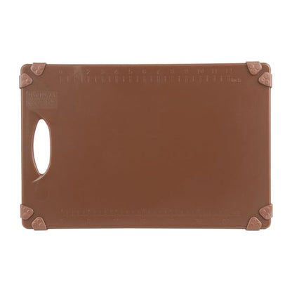 Hygiplas Commercial Grip Chopping Board Brown 458x306mm hw003