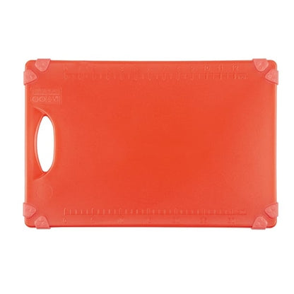 Hygiplas Commercial Grip Chopping Board Red 458x306mm hw005