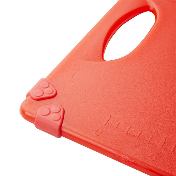 Hygiplas Commercial Grip Chopping Board Red 458x306mm hw005