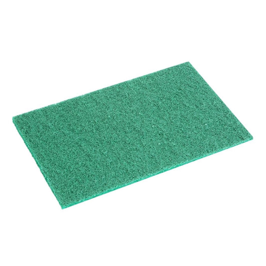 Jantex Green 100% Recycled Scouring Pads 9x6" (10 Pack) hw010