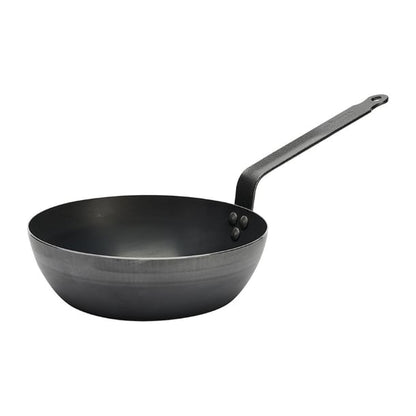 De Buyer Blue Carbon Steel Deep Round Pan 24cm jb994