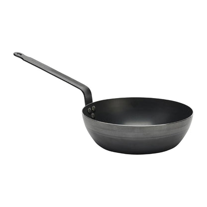 De Buyer Blue Carbon Steel Deep Round Pan 24cm jb994