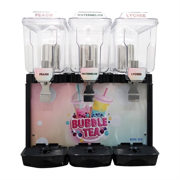 Blue Ice Bubble Tea Dispenser 3x 12Ltr DR12X3 hw094