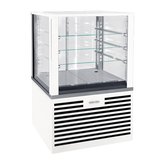 Roller Grill Free Standing Heated Display Cabinet White FSH800 hw172