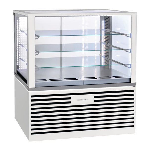 Roller Grill Free Standing Heated Display Cabinet White FSH1200 hw174