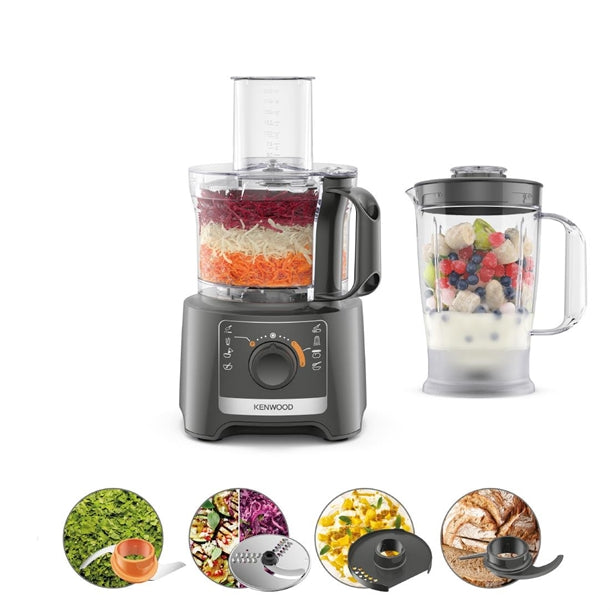 Kenwood MultiPro Compact Food Processor & Blender FDP31.170GY hw196