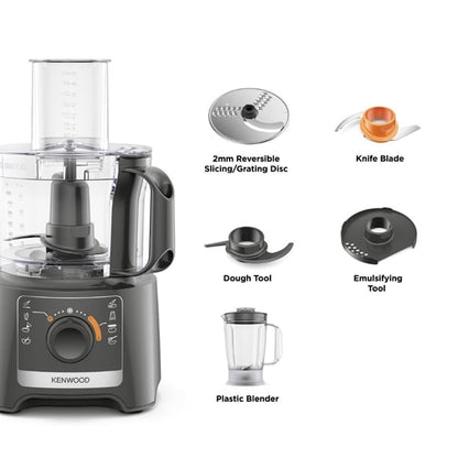 Kenwood MultiPro Compact Food Processor & Blender FDP31.170GY hw196