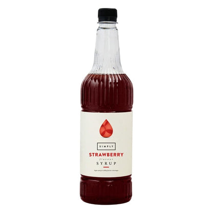 Simply Strawberry Syrup 1Ltr hw367