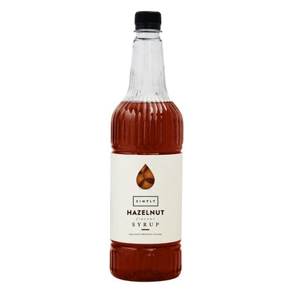 Simply Hazelnut Syrup 1Ltr hw371