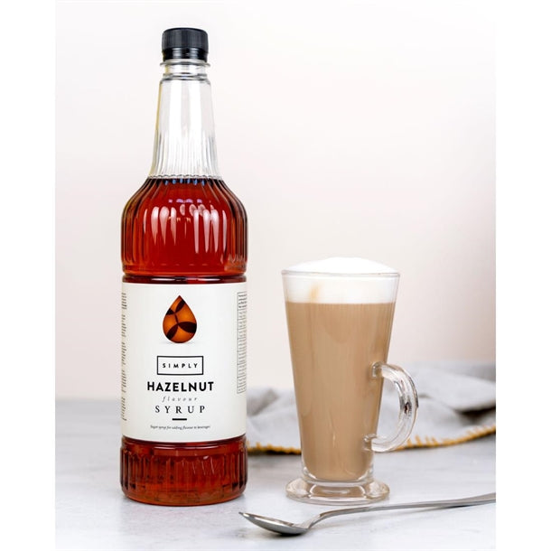 Simply Hazelnut Syrup 1Ltr hw371