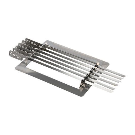 Kasai Konro Skewer Rack & 6 Skewers for Nano Pro Konro Grill SVT-16101 hw434