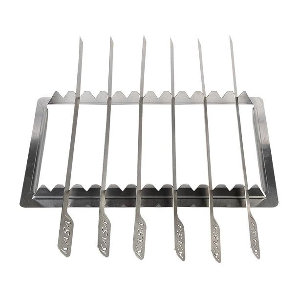 Kasai Konro Skewer Rack & 6 Skewers for Little Konro Grill SVT-16054 hw435