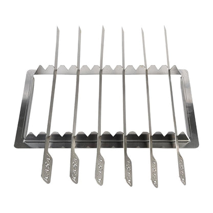 Kasai Konro Skewer Rack & 6 Skewers for Little Konro Grill SVT-16054 hw435
