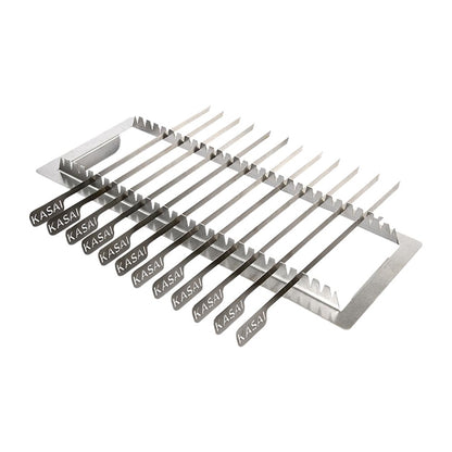Kasai Konro Skewer Rack & 12 Skewers for XL Konro Grill SVT-16144 hw439