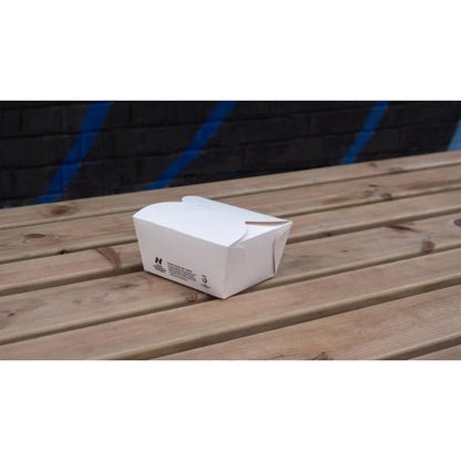 Notpla Small Takeaway Boxes 800ml - White (500 Pack) hw501