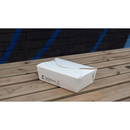 Notpla Large Takeaway Boxes 1750ml - White (220 Pack) hw503