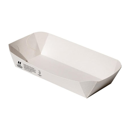 Notpla 10"x6" Deep Trays - White (340 Pack) hw506