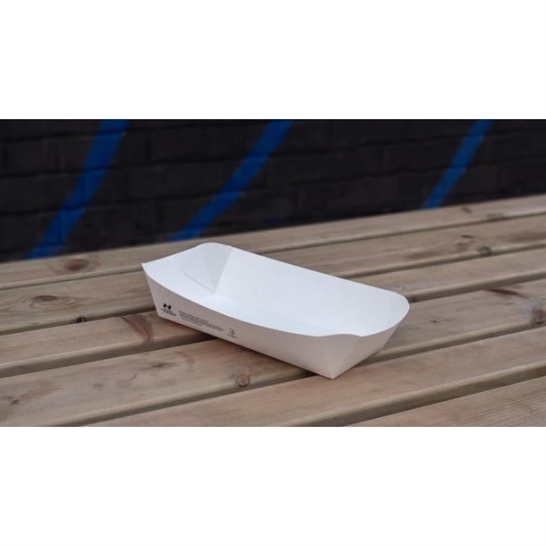 Notpla 10"x6" Deep Trays - White (340 Pack) hw506