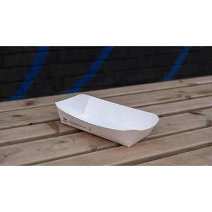 Notpla 10"x6" Deep Trays - White (340 Pack) hw506