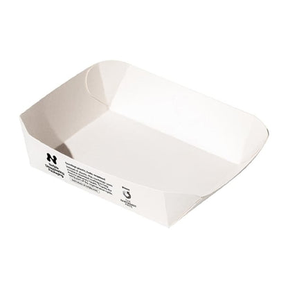 Notpla 6"x6" Square Trays - White (600 Pack) hw508