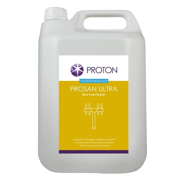 Proton Prosan Ultra Beer Line Cleaner 5Ltr (2 Pack) hw524