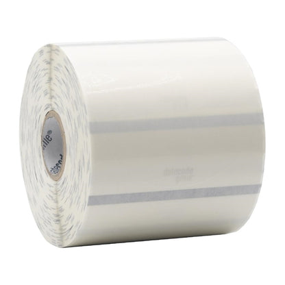 DateCodeGenie 75mm Circle Clear Blank Permanent Labels (2x 500 Rolls Pack) hw539