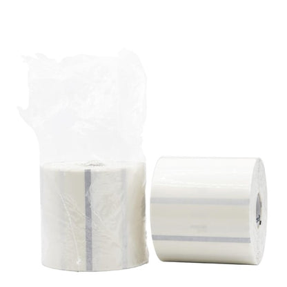 DateCodeGenie 75mm Circle Clear Blank Permanent Labels (2x 500 Rolls Pack) hw539
