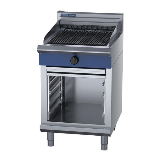 Blue Seal 600mm Electric Chargrill with Cabinet Base UKE594D-C hw615
