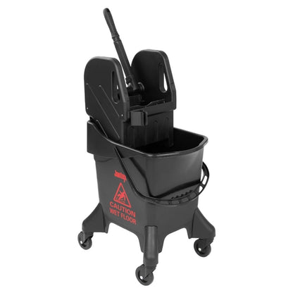 Jantex 20Ltr Tall Mop Bucket and Wringer Red Print hw636