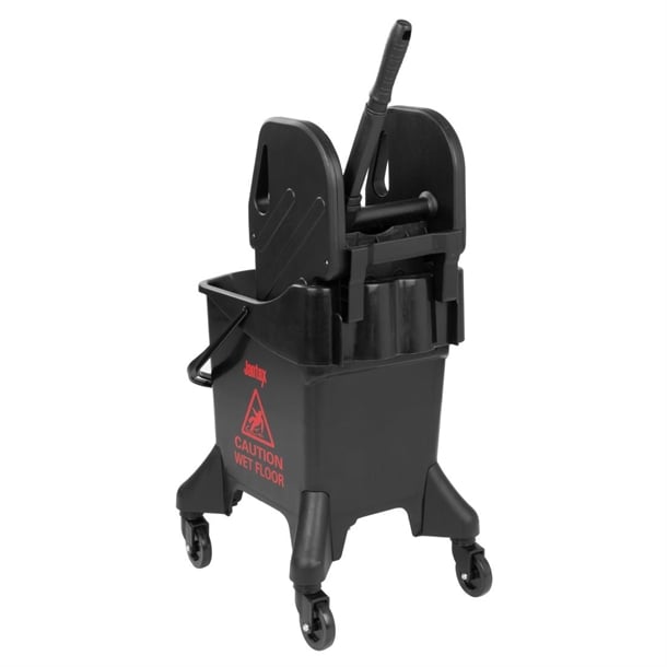 Jantex 20Ltr Tall Mop Bucket and Wringer Red Print hw636