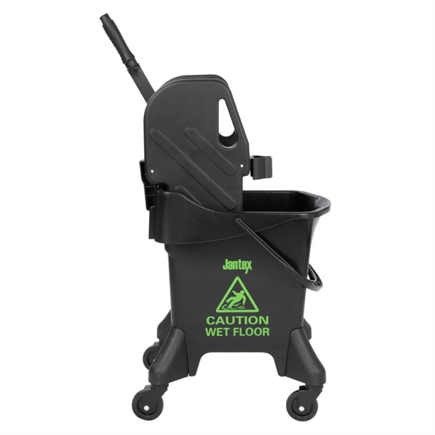 Jantex 20Ltr Tall Mop Bucket and Wringer Green Print hw637