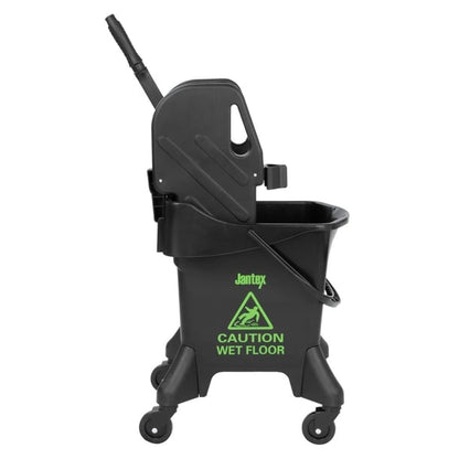 Jantex 20Ltr Tall Mop Bucket and Wringer Green Print hw637