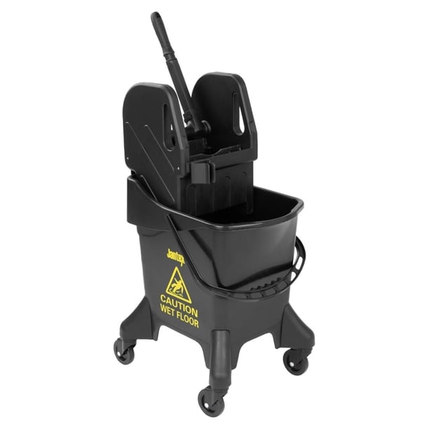 Jantex 20Ltr Tall Mop Bucket and Wringer Yellow Print hw638