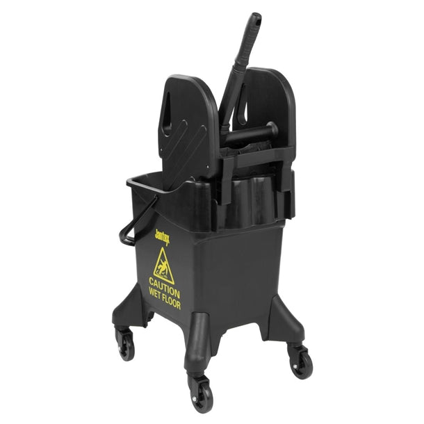 Jantex 20Ltr Tall Mop Bucket and Wringer Yellow Print hw638