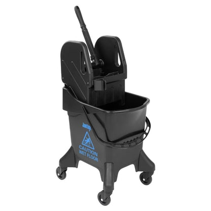 Jantex 20Ltr Tall Mop Bucket and Wringer Blue Print hw639