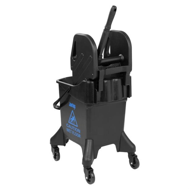 Jantex 20Ltr Tall Mop Bucket and Wringer Blue Print hw639