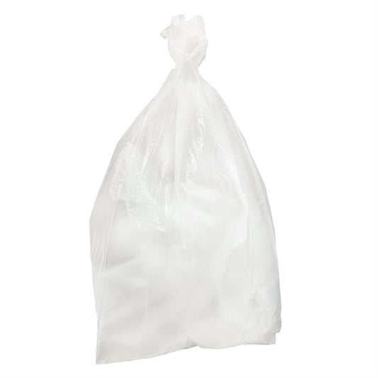 Jantex Heavy Duty Bin Bags Clear 160Ltr (100 Pack) hw686