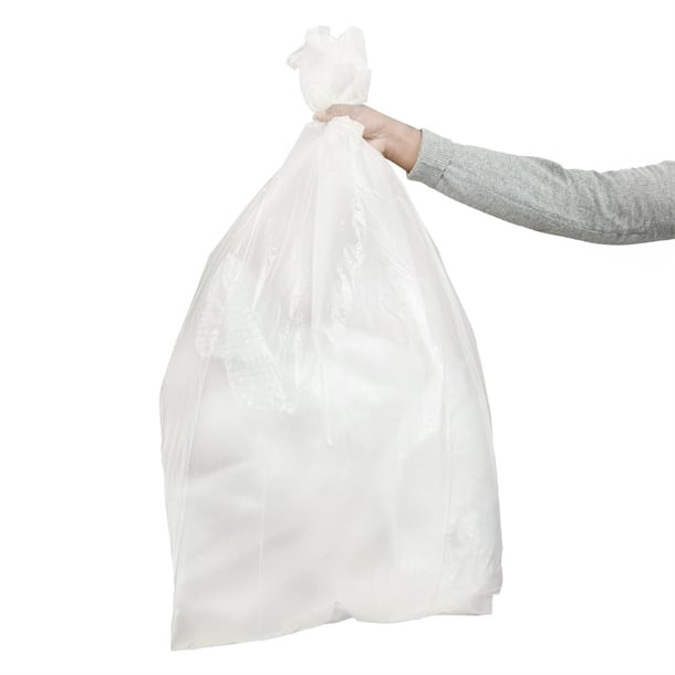Jantex Heavy Duty Bin Bags Clear 160Ltr (100 Pack) hw686
