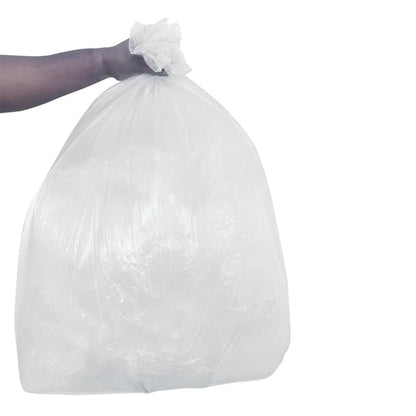 Jantex Light Duty Bin Bags Clear 80Ltr (200 Pack) hw690