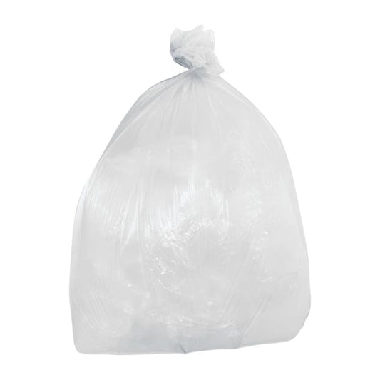 Jantex Light Duty Bin Bags Clear 80Ltr (200 Pack) hw690