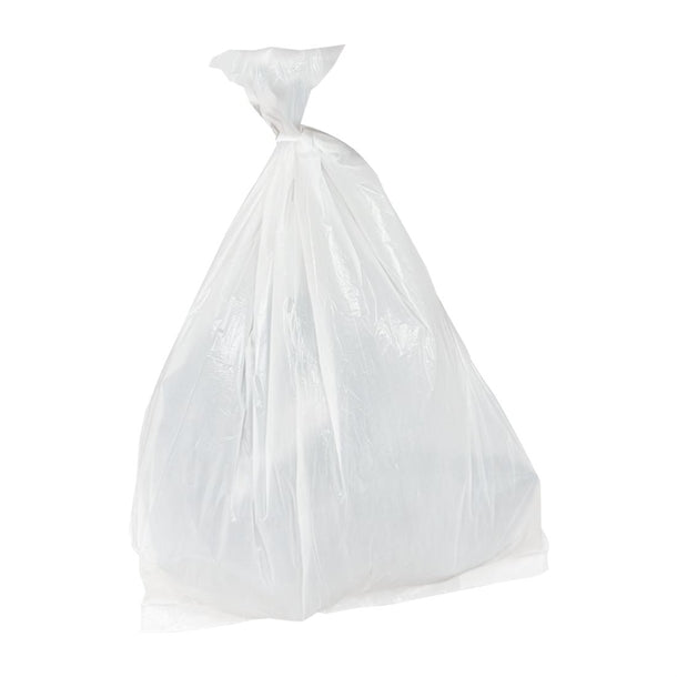 Jantex Light Duty Bin Bags White 10Ltr (200 Pack) hw691