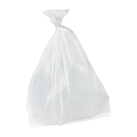 Jantex Light Duty Bin Bags White 10Ltr (200 Pack) hw691